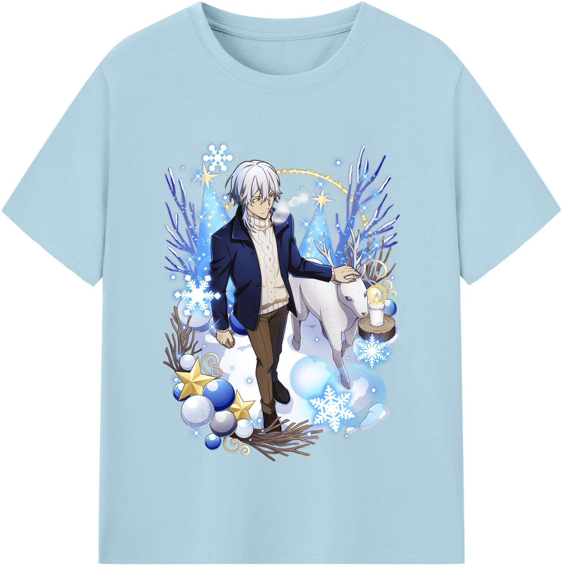 （画像用） 文豪ストレイドッグス Bungo Stray Dogs 綿100％半袖Tシャツ（フロントプリント）